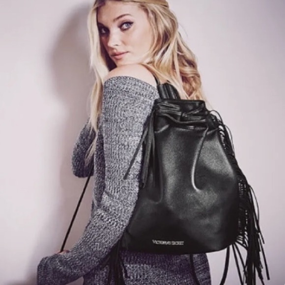 Victoria’s Secret back pack Leather fringe NWT main image 8